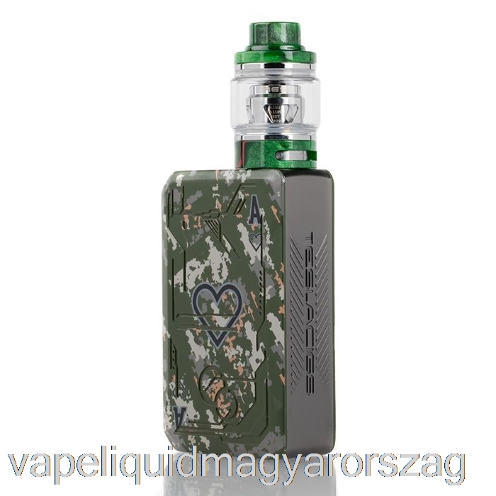 Teslacigs Poker 218w Kezdőkészlet Zöld Vape E Cigi